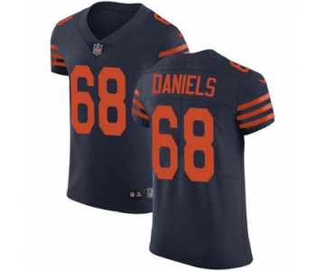 Nike Chicago Bears #68 James Daniels Navy Blue Alternate Men's Stitched NFL Vapor Untouchable Elite Jersey