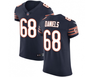 Nike Chicago Bears #68 James Daniels Navy Blue Team Color Men's Stitched NFL Vapor Untouchable Elite Jersey