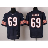 Nike Chicago Bears #69 Jared Allen Blue Elite Jersey