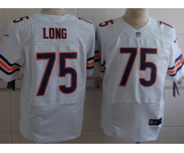 Nike Chicago Bears #75 Kyle Long White Elite Jersey