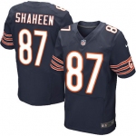 Nike Chicago Bears #87 Adam Shaheen Navy Blue Team Color Men's Stitched NFL Elite Jersey