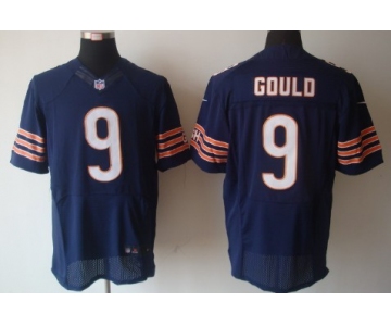 Nike Chicago Bears #9 Robbie Gould Blue Elite Jersey