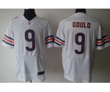 Nike Chicago Bears #9 Robbie Gould White Elite Jersey