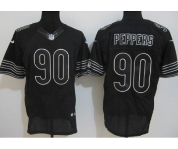 Nike Chicago Bears #90 Julius Peppers Black Elite Jersey
