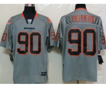 Nike Chicago Bears #90 Julius Peppers Lights Out Gray Elite Jersey