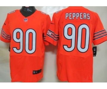 Nike Chicago Bears #90 Julius Peppers Orange Elite Jersey