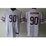 Nike Chicago Bears #90 Julius Peppers White Elite Jersey