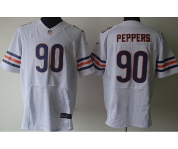 Nike Chicago Bears #90 Julius Peppers White Elite Jersey