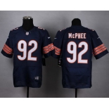 Nike Chicago Bears #92 Pernell McPhee Blue Elite Jersey