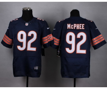 Nike Chicago Bears #92 Pernell McPhee Blue Elite Jersey