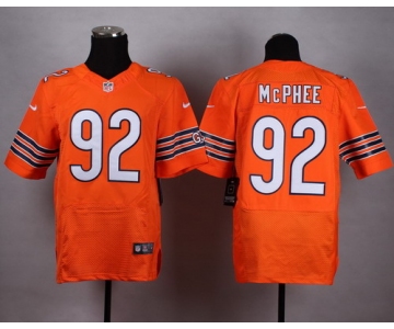 Nike Chicago Bears #92 Pernell McPhee Orange Elite Jersey