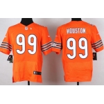 Nike Chicago Bears #99 Lamarr Houston Orange Elite Jersey