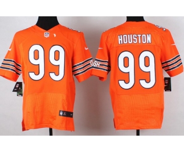 Nike Chicago Bears #99 Lamarr Houston Orange Elite Jersey