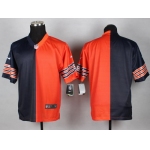 Nike Chicago Bears Blank Blue/Orange Two Tone Elite Jersey