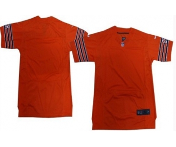 Nike Chicago Bears Blank Orange Elite Jersey