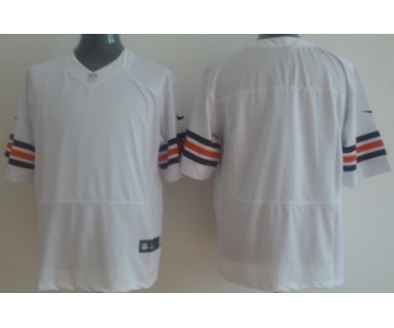 Nike Chicago Bears Blank White Elite Jersey