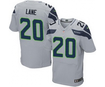 Men's Seattle Seahawks #20 Jeremy Lane Gray Alternate NFL Nike Elite Jersey