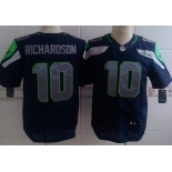 Nike Seattle Seahawks #10 Paul Richardson Navy Blue Elite Jersey