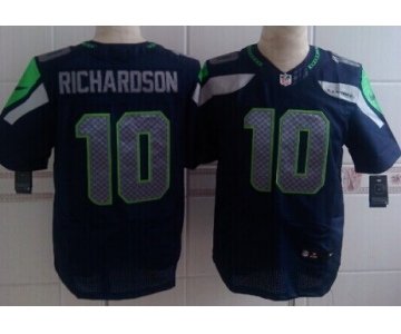 Nike Seattle Seahawks #10 Paul Richardson Navy Blue Elite Jersey