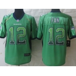 Nike Seattle Seahawks #12 Fan Drift Fashion Green Elite Jersey