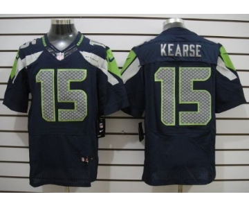 Nike Seattle Seahawks #15 Jermaine Kearse Navy Blue Elite Jersey