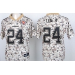 Nike Seattle Seahawks #24 Marshawn Lynch 2013 USMC Camo Elite Jersey