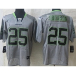 Nike Seattle Seahawks #25 Richard Sherman Lights Out Gray Elite Jersey