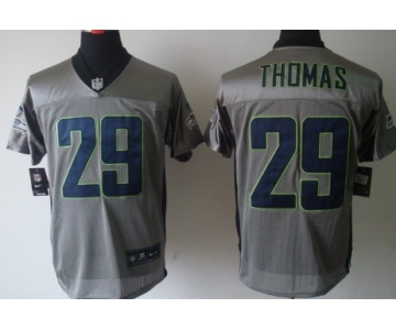Nike Seattle Seahawks #29 Earl Thomas Gray Shadow Elite Jersey