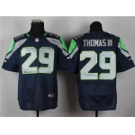 Nike Seattle Seahawks #29 Earl Thomas III Navy Blue Elite Jersey