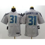 Nike Seattle Seahawks #31 Kam Chancellor Gray Elite Jersey