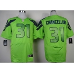 Nike Seattle Seahawks #31 Kam Chancellor Green Elite Jersey