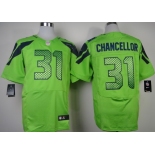 Nike Seattle Seahawks #31 Kam Chancellor Green Elite Jersey