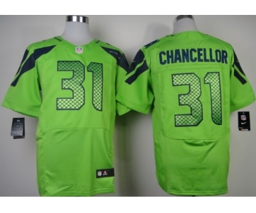 Nike Seattle Seahawks #31 Kam Chancellor Green Elite Jersey