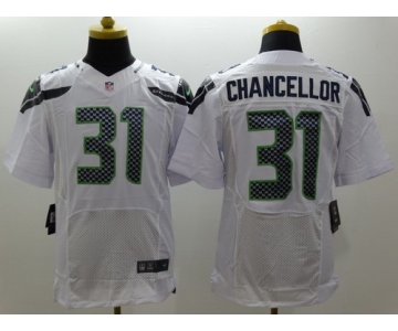 Nike Seattle Seahawks #31 Kam Chancellor White Elite Jersey