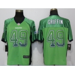 Nike Seattle Seahawks #49 Shaquill Griffin Green Drift Fashion Elite Jersey