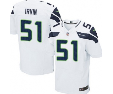 Nike Seattle Seahawks #51 Bruce Irvin White Elite Jersey