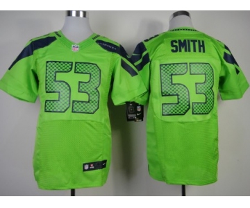 Nike Seattle Seahawks #53 Malcolm Smith Green Elite Jersey