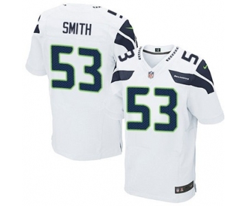 Nike Seattle Seahawks #53 Malcolm Smith White Elite Jersey