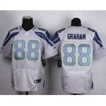 Nike Seattle Seahawks #88 Jimmy Graham Gray Elite Jersey