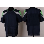 Nike Seattle Seahawks Blank Navy Blue Elite Jersey