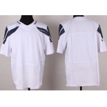 Nike Seattle Seahawks Blank White Elite Jersey