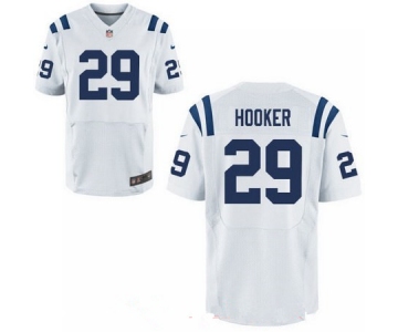 Men's 2017 NFL Draft Indianapolis Colts #29 Malik Hooker White Road Stitched NFL Nike Elite Jersey