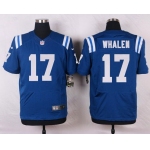 Men's Indianapolis Colts #17 Griff Whalen Royal Blue Team Color NFL Nike Elite Jersey