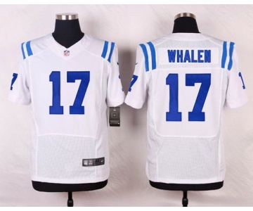 Men's Indianapolis Colts #17 Griff Whalen White Road NFL Nike Elite Jersey