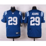 Men's Indianapolis Colts #29 Mike Adams Royal Blue Team Color NFL Nike Elite Jersey