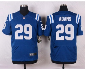 Men's Indianapolis Colts #29 Mike Adams Royal Blue Team Color NFL Nike Elite Jersey