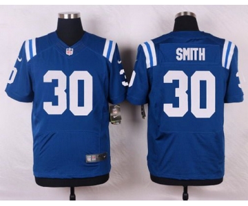 Men's Indianapolis Colts #30 D'Joun Smith Royal Blue Team Color NFL Nike Elite Jersey