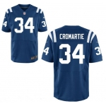 Men's Indianapolis Colts #34 Antonio Cromartie Royal Blue Team Color Stitched NFL Nike Elite Jersey