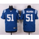 Men's Indianapolis Colts #51 Henoc Muamba Royal Blue Team Color NFL Nike Elite Jersey