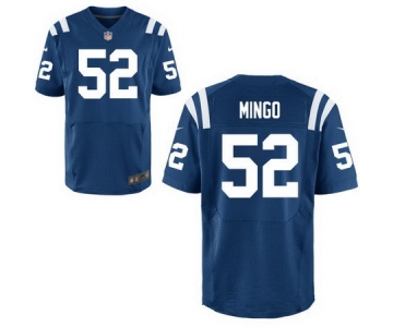 Men's Indianapolis Colts #52 Barkevious Mingo Royal Blue Team Color Stitched NFL Nike Elite Jersey